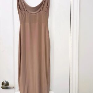 Boohoo Nude Dress